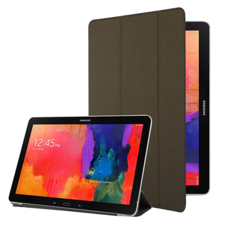 Frosted Texture Flip Leather + Transparent Trosted Plastic Case with Holder for Galaxy Note & Tab Pro 12.2 / P900 / T900