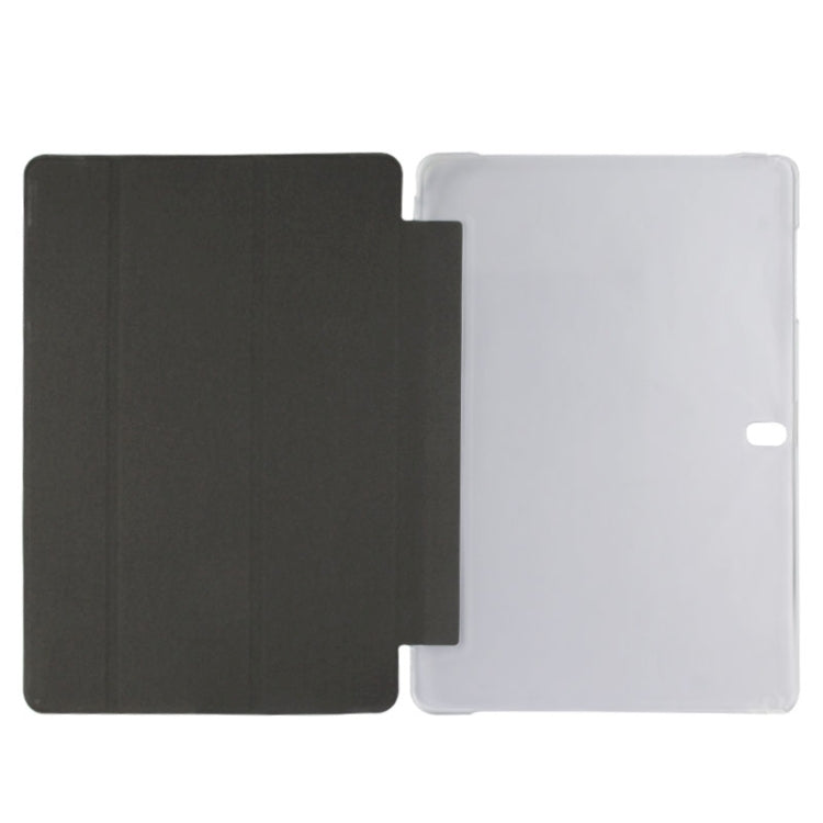 Frosted Texture Flip Leather + Transparent Trosted Plastic Case with Holder for Galaxy Note & Tab Pro 12.2 / P900 / T900