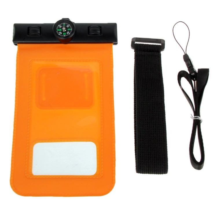 Waterproof Bag with Strap & Armband / Compass for Galaxy S IV / i9500