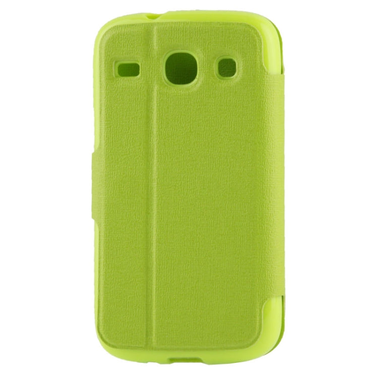 Oracle Texture Magnetic Buckle Leather Case with Credit Card Slots & Holder for Galaxy Core / i8262