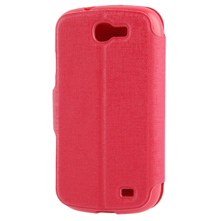 Oracle Texture Magnetic Buckle Leather Case with Credit Card Slots & Holder for Galaxy Express / i8730