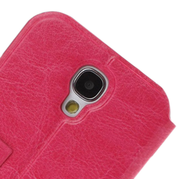 Crazy Horse Texture Leather Case with Credit Card Slot & Holder for Galaxy S IV / i9500