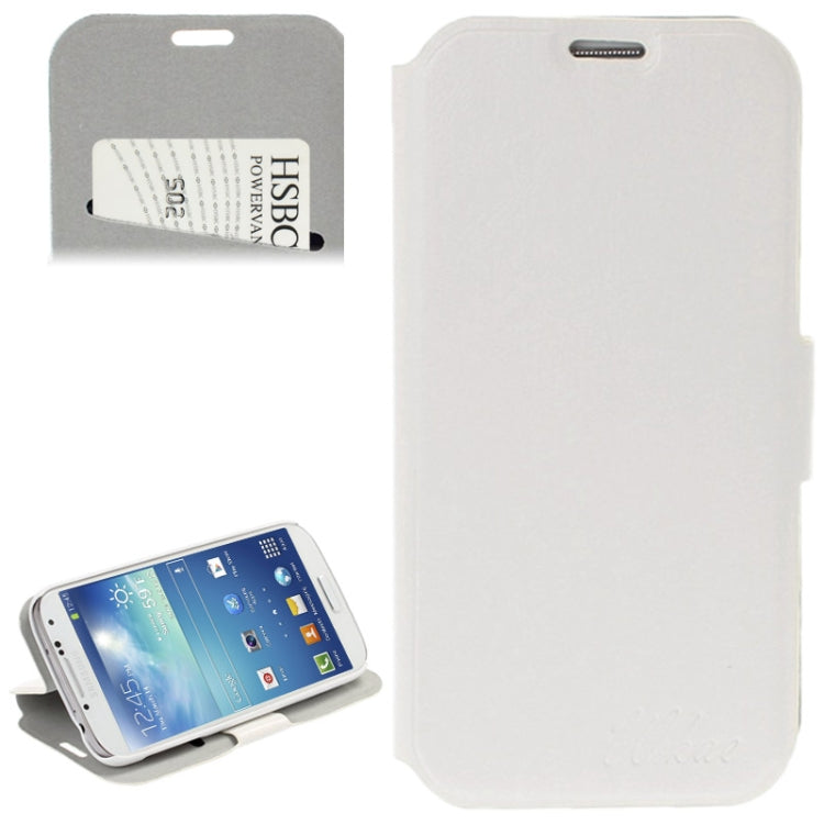 Crazy Horse Texture Leather Case with Credit Card Slot & Holder for Galaxy S IV / i9500