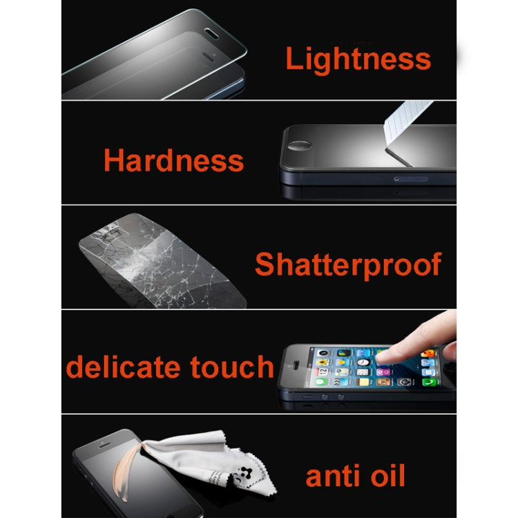 For Galaxy S IV / i9500 0.26mm 9H 2.5D Tempered Glass Film