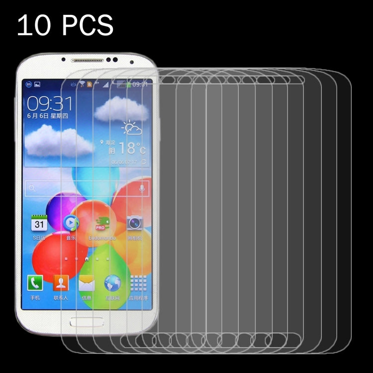 10PCS for Galaxy S IV / i9500 0.26mm 9H 2.5D Tempered Glass Film