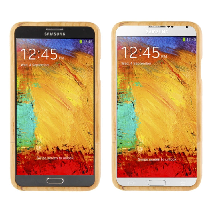 Woodcarving Tree Pattern Detachable Pinevood Material Case for Galaxy Note III / N9000