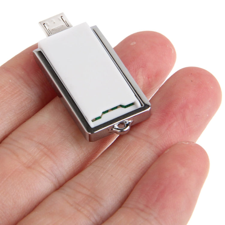 Portable Micro 5 Pin USB Mobile Phone TF Card Reader / OTG Adapter with Anti-dust Cup, For Galaxy S IV / i9500 / i9300, Note III / N9000 / N7100 etc.