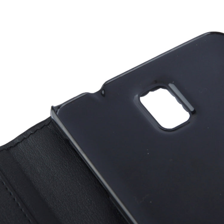 Rubbery Diamond Encrusted Horizontal Flip Leather Case with Credit Card Slots for Galaxy Note III / N9000