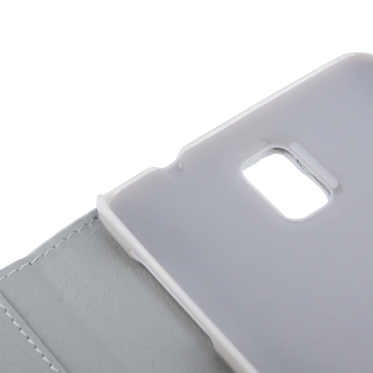 Rubbery Diamond Encrusted Horizontal Flip Leather Case with Credit Card Slots for Galaxy Note III / N9000