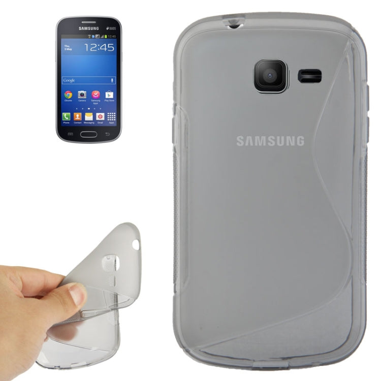 S Line Anti-skid Frosted TPU Protective Case for Galaxy Trend / S7392