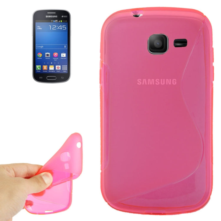 S Line Anti-skid Frosted TPU Protective Case for Galaxy Trend / S7392