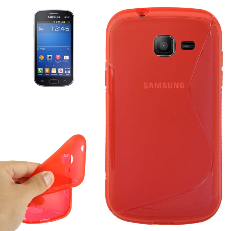 S Line Anti-skid Frosted TPU Protective Case for Galaxy Trend / S7392