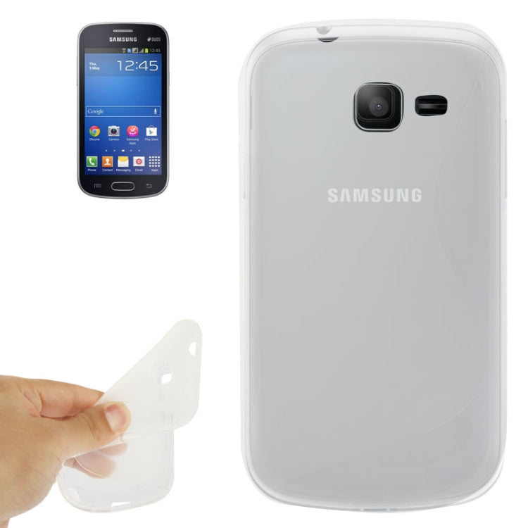 S Line Anti-skid Frosted TPU Protective Case for Galaxy Trend / S7392
