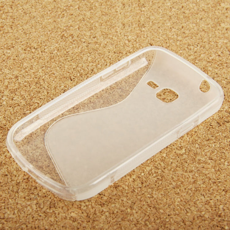 S Line Anti-skid Frosted TPU Protective Case for Galaxy Trend / S7392