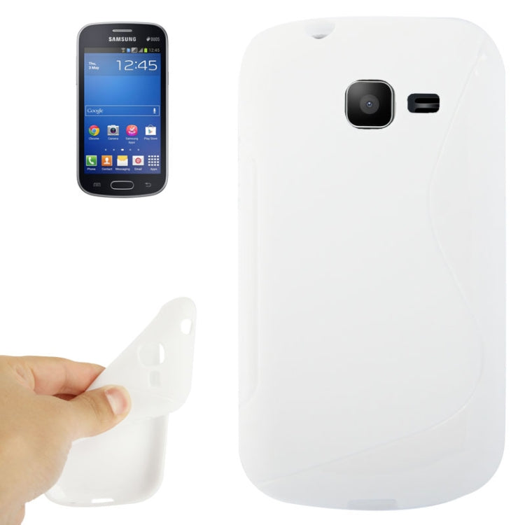 S Line Anti-skid Frosted TPU Protective Case for Galaxy Trend / S7392