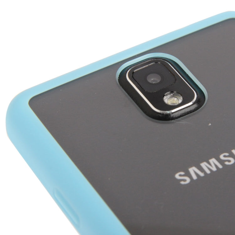 Transparent Plastic + TPU Frame Case for Galaxy Note III / N9000
