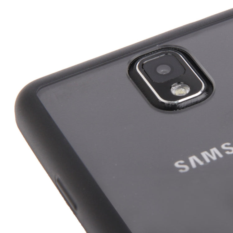 Transparent Plastic + TPU Frame Case for Galaxy Note III / N9000