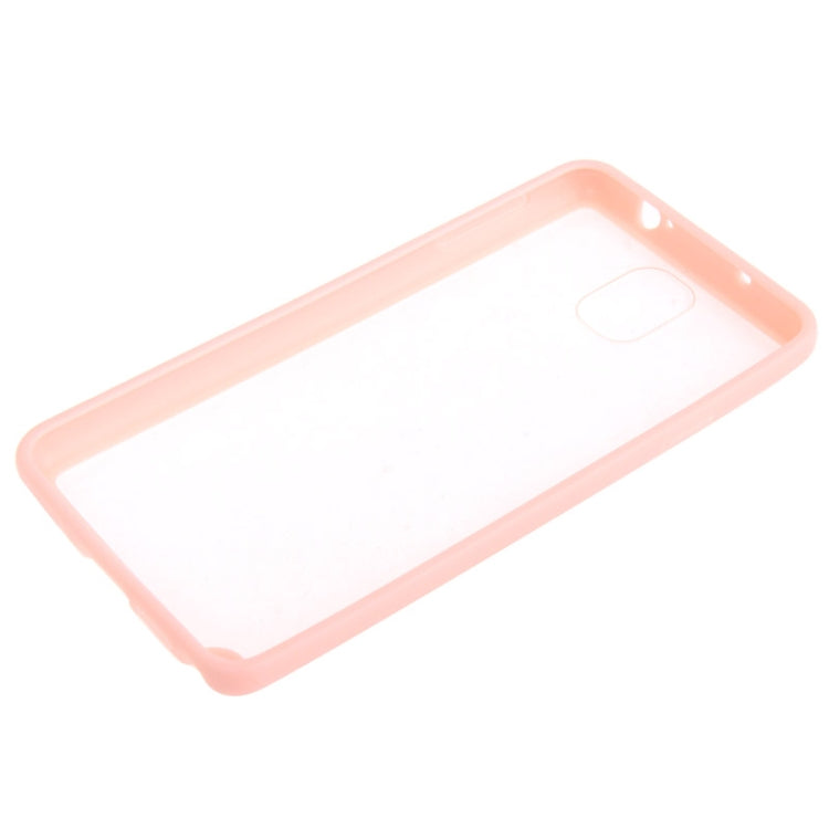 Transparent Plastic + TPU Frame Case for Galaxy Note III / N9000