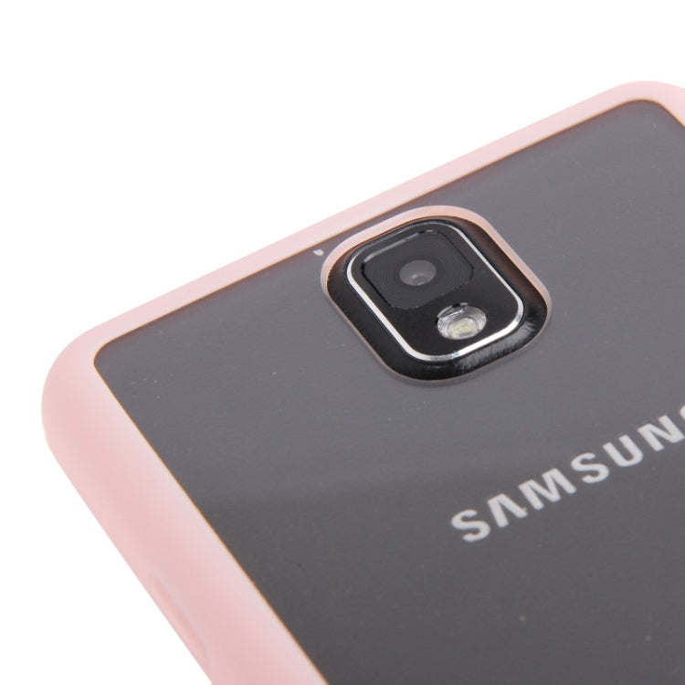 Transparent Plastic + TPU Frame Case for Galaxy Note III / N9000