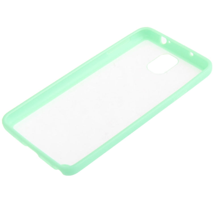 Transparent Plastic + TPU Frame Case for Galaxy Note III / N9000