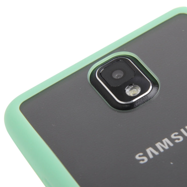 Transparent Plastic + TPU Frame Case for Galaxy Note III / N9000