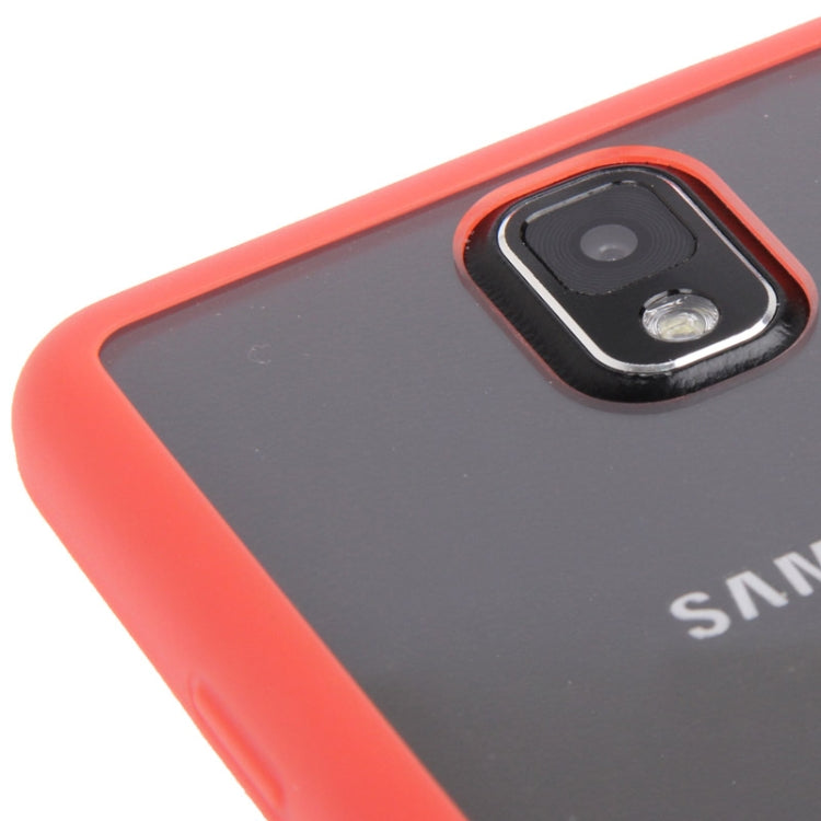 Transparent Plastic + TPU Frame Case for Galaxy Note III / N9000