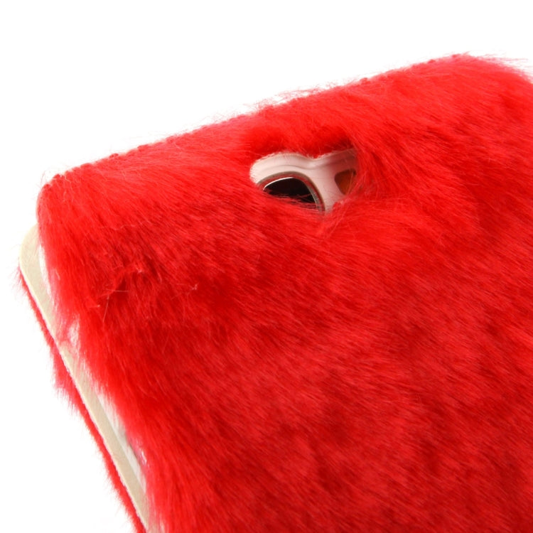 Diamond Encrusted Winter Warm Fur Leather Case with Credit Card Slot & Holder for Galaxy Note II / N7100