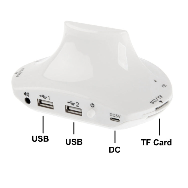 OTG Smart Multi-function Combo Charger Dock + USB 2.0 Card Reader for Galaxy SIV / SIV mini / SIII / Note / Other Mobile Phones, Support SD / MS / M2 / TF / MMC Card / USB Devices