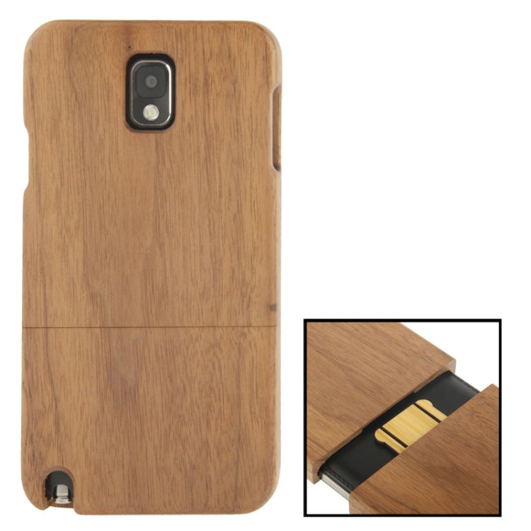 Black Pear Wood Material Case for Galaxy Note III / N9000