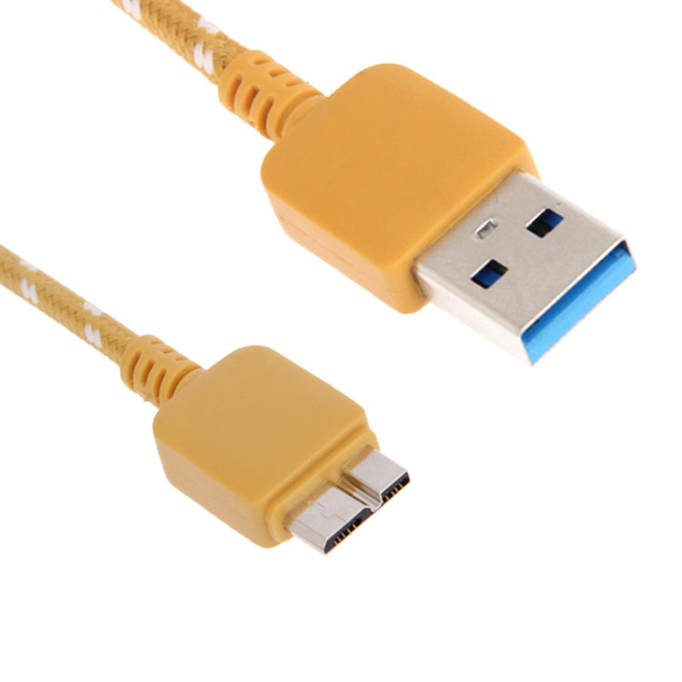 Nylon Netting Style Micro USB 3.0 to USB 3.0 Data Transfer / Charge Sync Cable for Galaxy Note III / N9000 / N9002 / N9006, Length: 1m