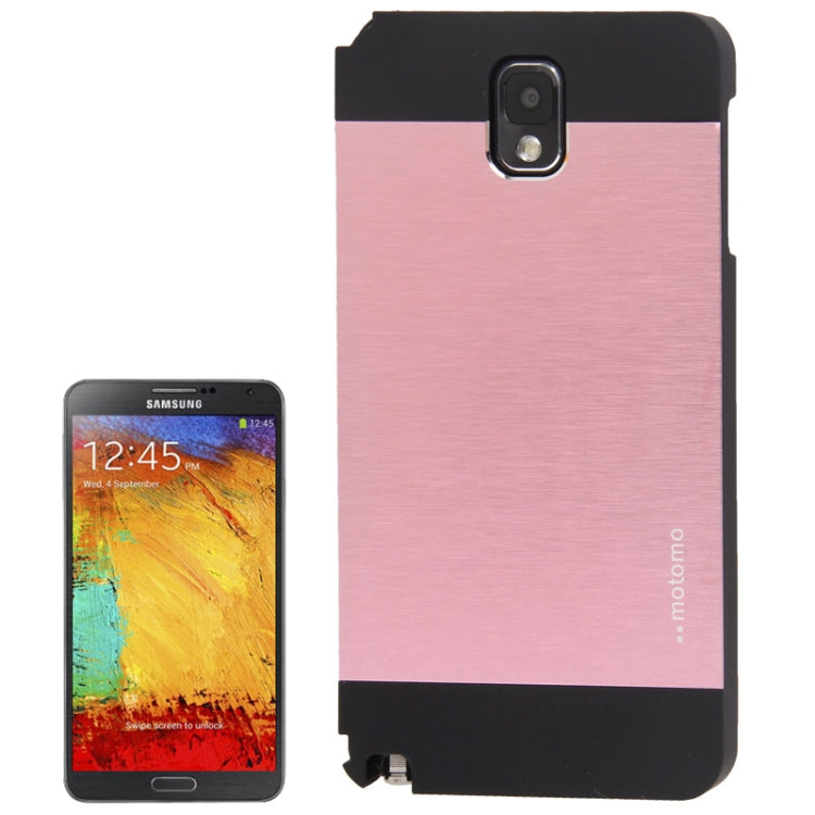 MOTOMO Metal Paste Skin Plastic Case for Galaxy Note III / N9000
