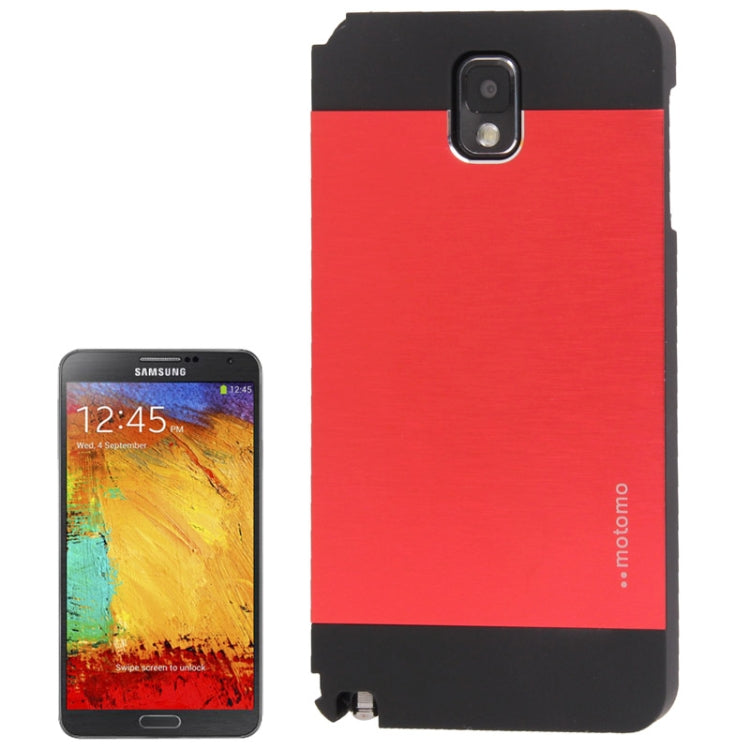MOTOMO Metal Paste Skin Plastic Case for Galaxy Note III / N9000