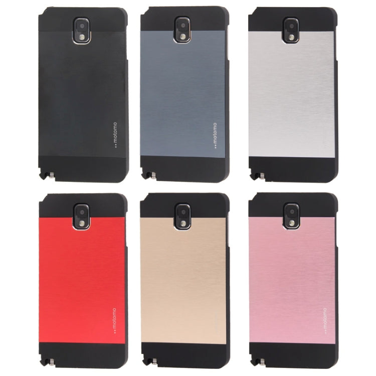 MOTOMO Metal Paste Skin Plastic Case for Galaxy Note III / N9000