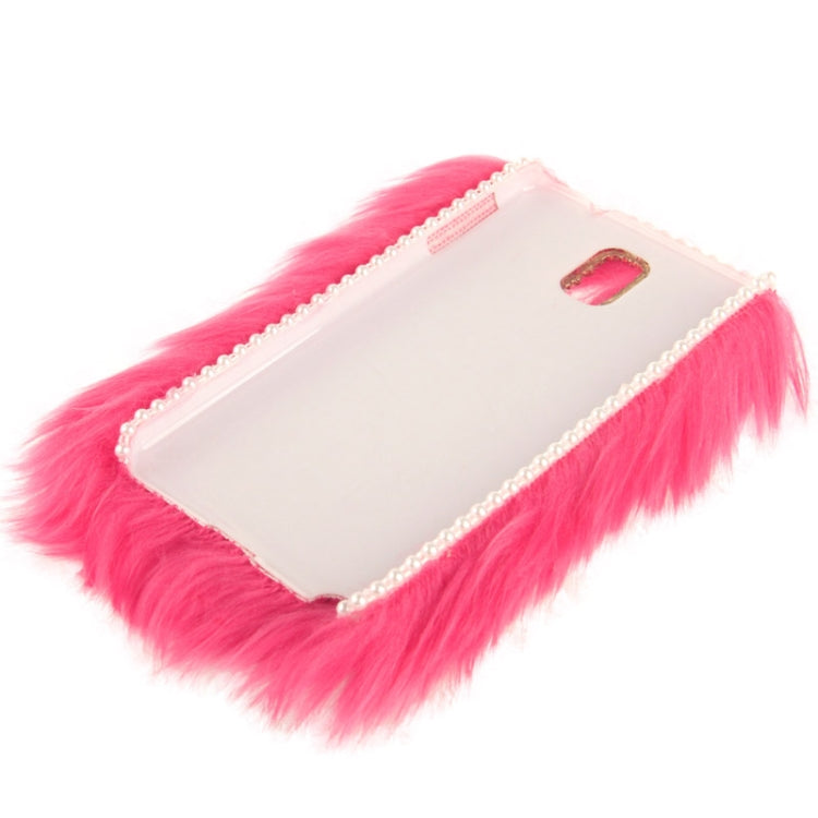 Diamond Encrusted Winter Warm Fur Plastic Case for Galaxy Note III / N9000