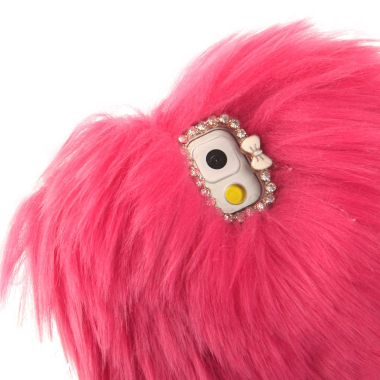 Diamond Encrusted Winter Warm Fur Plastic Case for Galaxy Note III / N9000