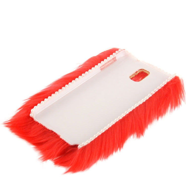 Diamond Encrusted Winter Warm Fur Plastic Case for Galaxy Note III / N9000