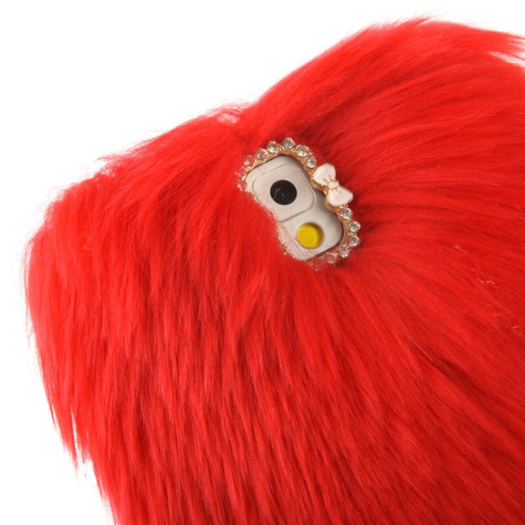 Diamond Encrusted Winter Warm Fur Plastic Case for Galaxy Note III / N9000