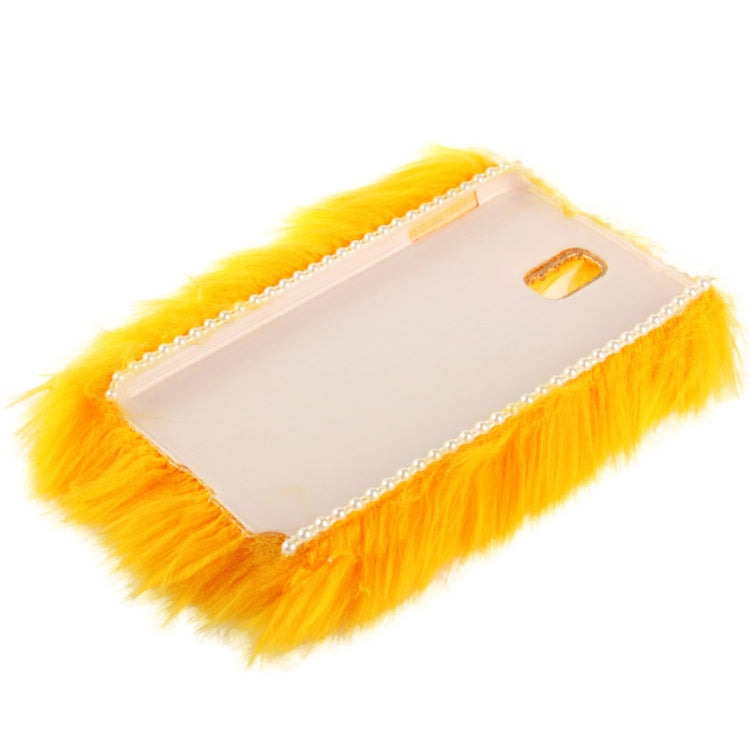 Diamond Encrusted Winter Warm Fur Plastic Case for Galaxy Note III / N9000