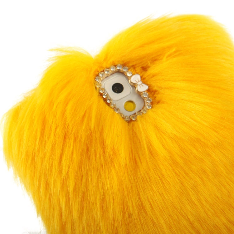 Diamond Encrusted Winter Warm Fur Plastic Case for Galaxy Note III / N9000