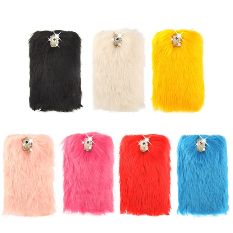 Diamond Encrusted Winter Warm Fur Plastic Case for Galaxy Note III / N9000