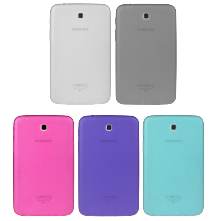 ENKAY Translucent TPU Protective Case with Anti-dust Plugs for Galaxy Tab 3 (7.0) T210 / T211 / P3200 / P3210(Green)