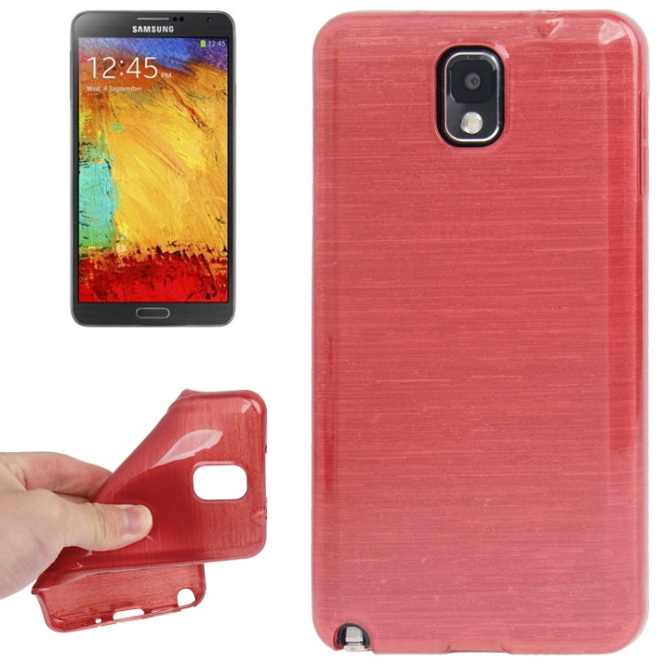 Brushed Texture TPU Protective Case for Galaxy Note III / N9000