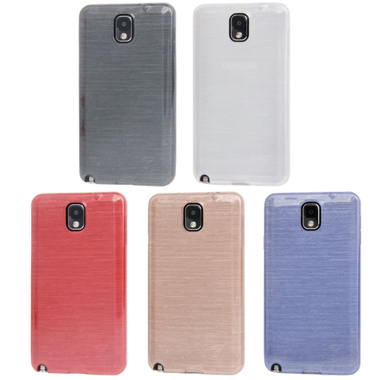 Brushed Texture TPU Protective Case for Galaxy Note III / N9000