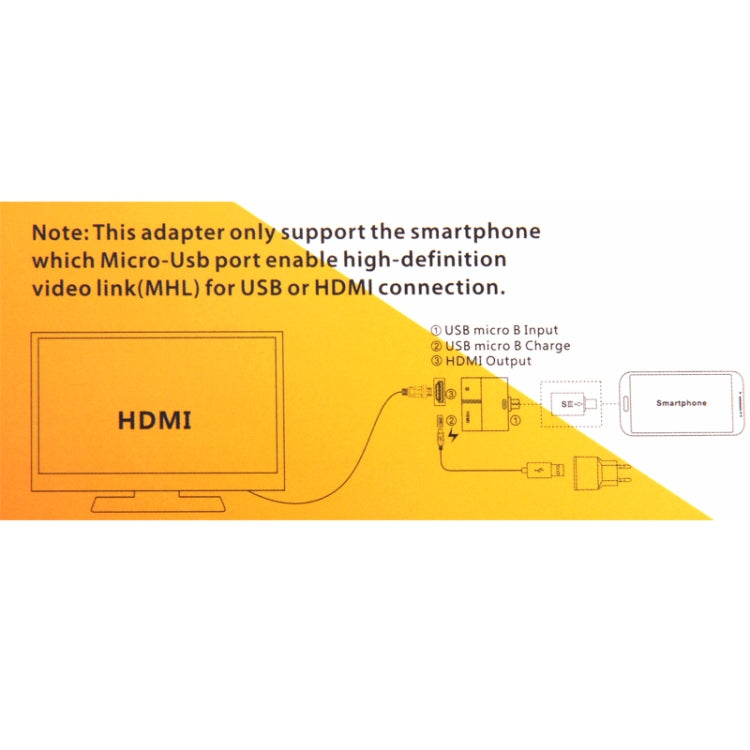 Micro 5Pin to 11Pin Adapter MHL to HDMI HDTV TV Adapter for Galaxy S5 / G900, S IV / i9500, S 3 / i9300, S 2 / i9100, Note III / N9000, Note II / N7100, Note / i9220(Black)