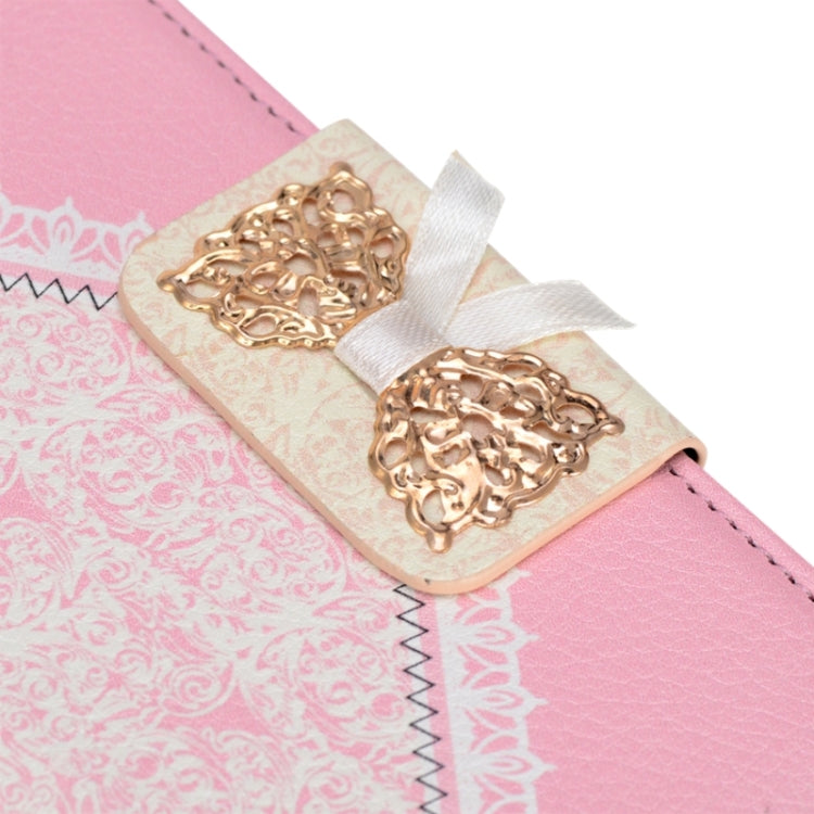 Bowknot Wallet Style Leather Case with Chain & Card Slots for Galaxy Note 4