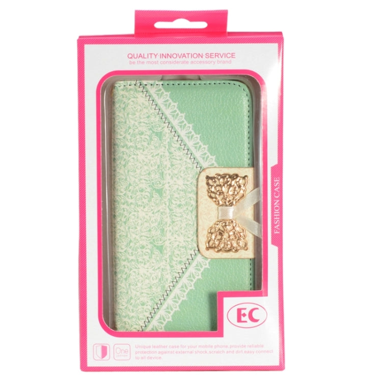 Bowknot Wallet Style Leather Case with Chain & Card Slots for Galaxy Note 4