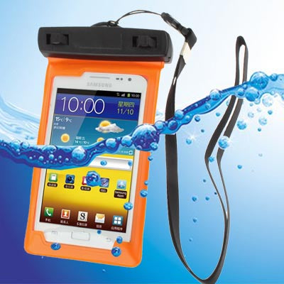Universal Waterproof Bag with Strap & Armband for Galaxy Note / i9220 / N7000,Note LTE / N7005 / iPhone 4 & 4S / All Less than 5.3 inch Mobile Phone