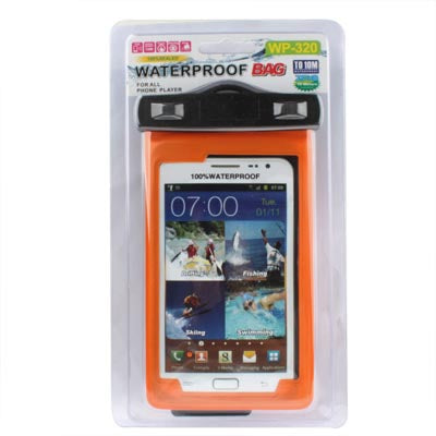 Universal Waterproof Bag with Strap & Armband for Galaxy Note / i9220 / N7000,Note LTE / N7005 / iPhone 4 & 4S / All Less than 5.3 inch Mobile Phone