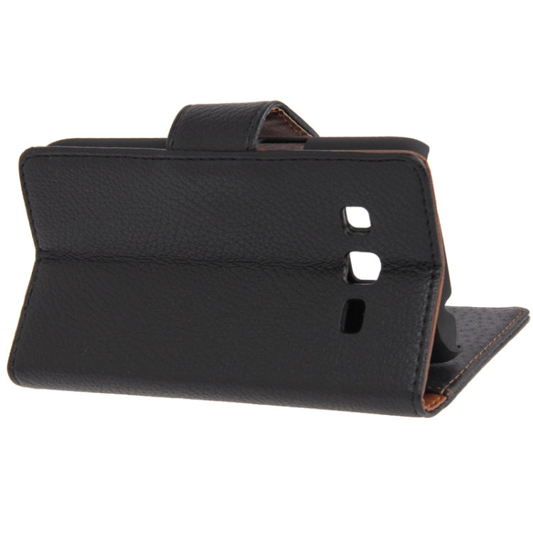 Litchi Texture Leather Case with Credit Card Slots & Holder for Galaxy Express 2 / G3815
