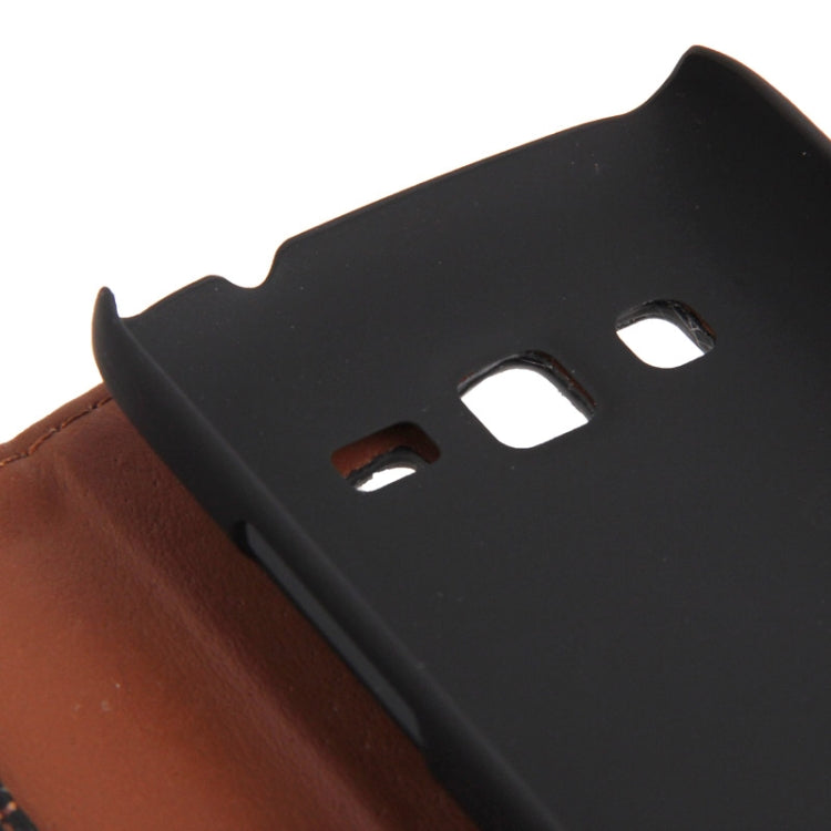 Litchi Texture Leather Case with Credit Card Slots & Holder for Galaxy Express 2 / G3815